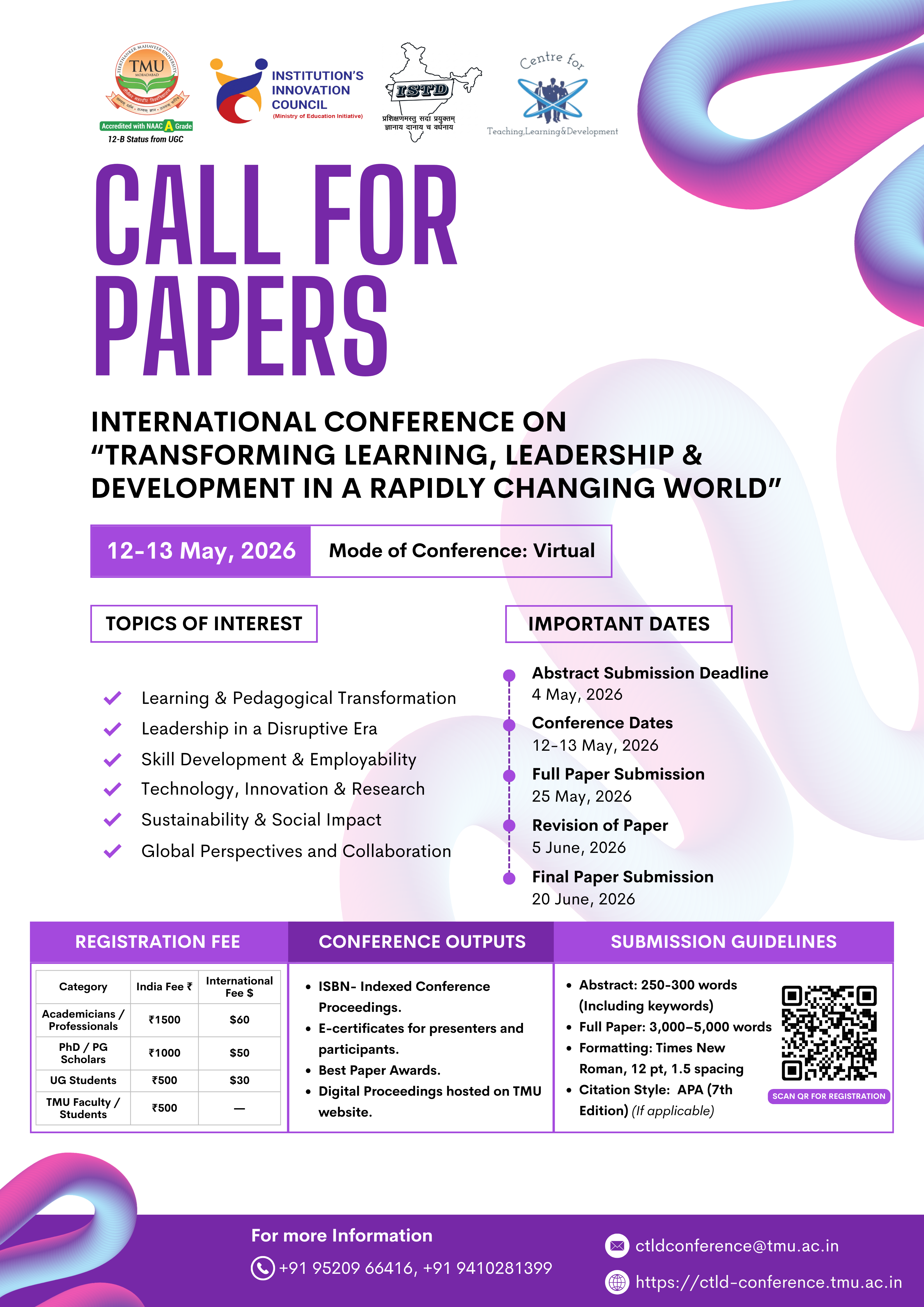 Call for Papers Poster preview